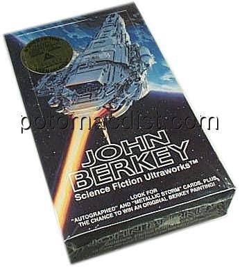 John Berkey Science Fiction Ultraworks Trading Cards Box -36 Count