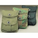 Rothco Black 2-Pocket Ammo Pouch ~ Rothco