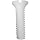 PTFE Machine Screw, Flat Head, Slotted Drive