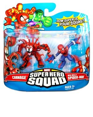Marvel Super Hero Squad Carnage & Ben Reilly Spider-Man 2 Pack