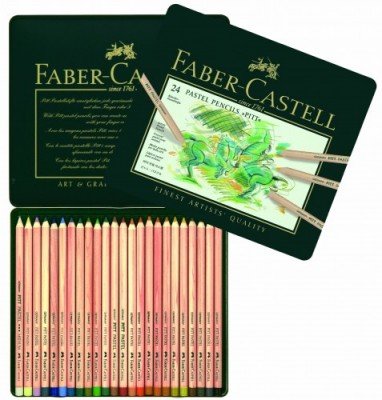 Childrens Toyshop  Toys : Faber-Castell Pitt Pastel Pencils Tin of 24