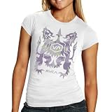RVCA Camo Crest White Juniors T-shirt