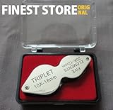 【FINEST】ハンディルーペ　20倍　10倍　ケース付