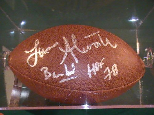 Lance Alworth Dallas Cowboys Hof JSA Signed Autographed Full Size Football and Case Matching Numbers