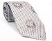 Versace Mens Silk Tie Silver Medusa Face Design CR39SEA7591 - 0001