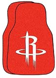 Fan Mats 9275 NBA - Houston Rockets 18" x 27" Carpeted Car Mat Set