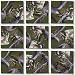B Dazzle Alligators Scramble Squares 9 Piece Puzzle