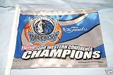 2006 MAVERICKS WESTERN CONFERENCE CHAMPIONS RARE FLAG- LIMITED QUAMTITIES MADE