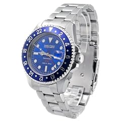Nautec No Limit Herren-Armbanuhr Deep Sea DS AT-GMT/STSTBLBL