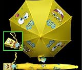 SpongeBob SquaePants Funny Faces Yellow Umbrella w/ 3D figure handle