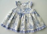 Blue Toile Dress