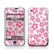Pink Hibiscus Design Protective Skin Decal Sticker for Apple iPhone (2G)1st Generation