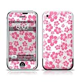Pink Hibiscus Design Protective Skin Decal Sticker for Apple iPhone (2G)1st Generation