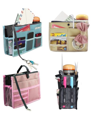 Dahlia Women's Patented Purse Organizer Insert for Handbags