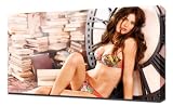 Bianca Balti - Canvas Art Print - Framed Size 32
