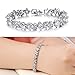 Girl Era Multi-Gemstone and Diamond Accent Bauhinia Hinge Bangles Braceltes