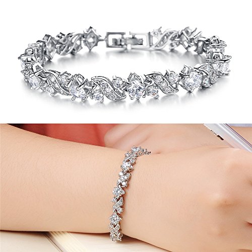Girl Era Multi-Gemstone and Diamond Accent Bauhinia Hinge Bangles Braceltes