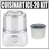 Cuisinart ICE20 Frozen Dessert Maker w  Additional Freezer Bowl by Cuisinart