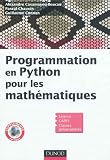 Acheter le livre Programmation en Python pour les mathématiques