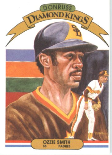 1982 Donruss # 21 Ozzie Smith San Diego Padres Baseball Card