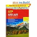 MARCO POLO Reiseatlas Alpen, Norditalien 1:300.000