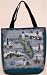 Lighthouses of Florida Decorative Shopping Tote Bag 17"x 17"