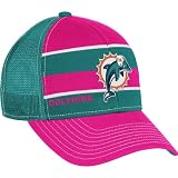 Reebok Miami Dolphins Women's Breast Cancer Awareness Trucker Hat Adjustable