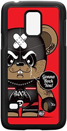 Teddy Black Hard Plastic Case Snap-On Protective Back Cover for Samsung® Galaxy S5 Mini by Gangtoyz + FREE Crystal Clear Screen Protector