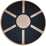 Valor Fitness Wooden Balance Board W/ Non-Slip Pad