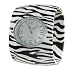 Designer Watches - Ladies Crystal Zebra Watch Wide Bangle Bracelet