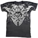 Babalu Blade Signature Series S/S Guys T-Shirt in Charcoal by Affliction Clothing