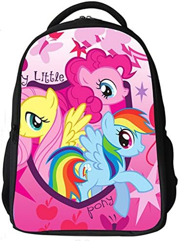 My Little Pony Shoulders Bag Preppy Style Cartoon Backpack Students Schoolbag Cute Design (Style4)