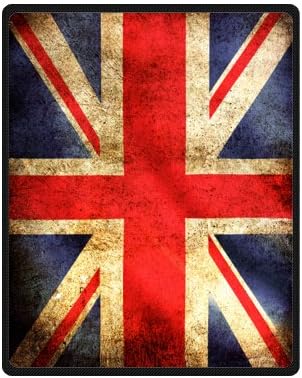 Treasure Design Discount Union Jack Flag Blanket 40" x 50" (Small)