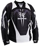 NEW 2009 Empire Contact ZN Paintball Jersey - White S