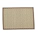 Bamboo Place Mat - Light Brown, Tan and White Woven