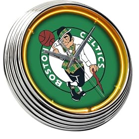 Boston Celtics Neon Clock