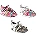 Luvable Friends Girl's Metallic Sandal (Infant)