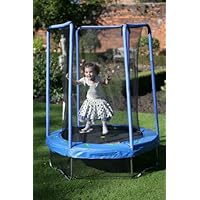 Bazoongi Kids 55 Junior Combo Trampoline and Enclosure