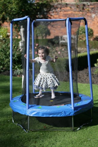 Bazoongi Kids 55 Junior Combo Trampoline and Enclosure