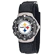 NFL Men's FDV-PIT Agent Series Pittsburgh Steelers Velcro Watch