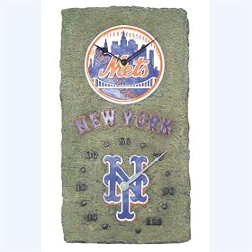New York Mets MLB Clock and Thermometer (18)