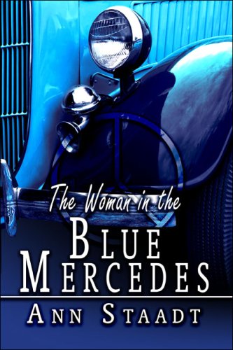 the woman in the blue mercedes