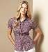 Info/Buy Pure Cotton Short Sleeve Ditsy Print Blouse