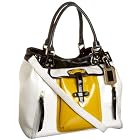 High Fashion East/West with Front Pocket Satchel