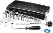 Wilmar W1173 40 Piece 1/4" and 3/8" SAE/Metric Socket Set