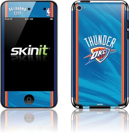 Skinit Oklahoma City Thunder Blue Jersey Vinyl Skin for iPod Touch (4th Gen)