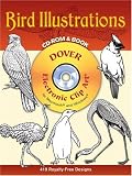 Bird Illustrations CD-ROM and Book (Dover Electronic Clip Art)