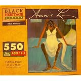 Blue Monday Annie Lee Black Heritage 550 Piece Jigsaw ~ Geebee Marketing, Inc.