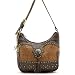 American West Zip Top Hobo Handbag
