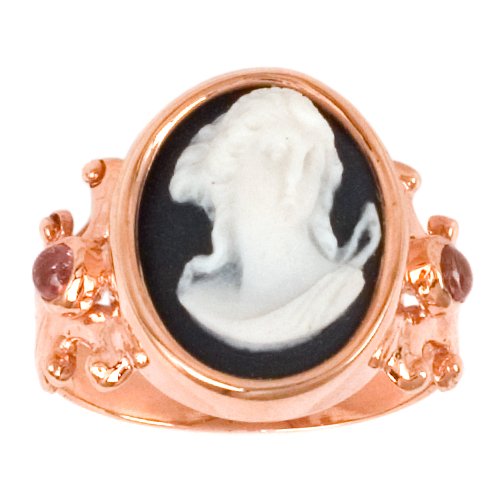 Cheap Tagliamonte - 14k Rose Gold Porcelain Venetian Glass Cameo, Mother-of-Pearl and Pink Tourmaline